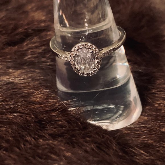 Twp Clear Gemstone Rings - Picture 2 of 14